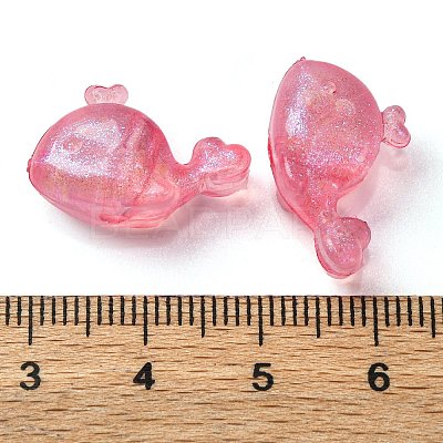Transparent Luminous Acrylic Beads MACR-D024-37A-1