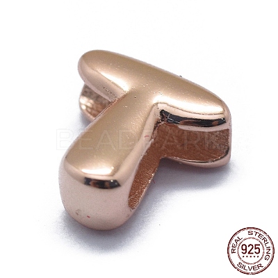 925 Sterling Silver European Beads STER-E064-01T-RG-1