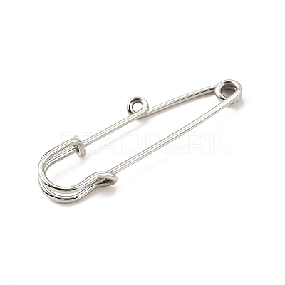 304 Stainless Steel Safety Pins Brooch Findings STAS-K252-05A-P-01-1