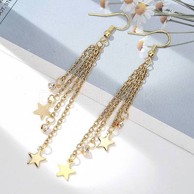 Tassel Dangle Earrings EJEW-JE04024-1