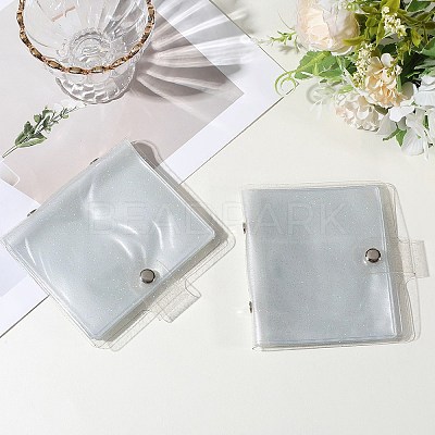 2Pcs PVC Mini Photocard Holder Book AJEW-SP0002-20B-03-1