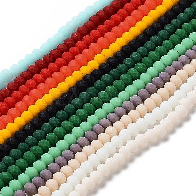 Glass Beads Strands EGLA-A034-P2mm-MD-M-1