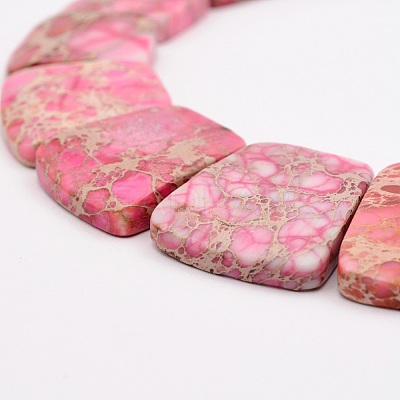 Natural Imperial Jasper Graduated Beads Strands G-P296-A04-1