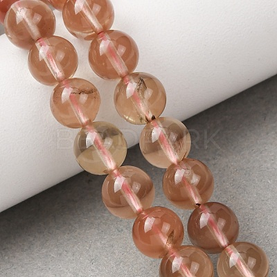 Natural Andesine Feldspar Beads Strands GG-CBA0251-A01-8mm-1
