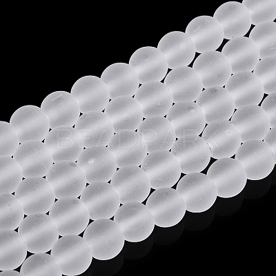 Transparent Glass Beads Strands GLAA-T032-T4mm-MD13-1