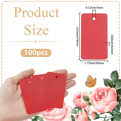 100Pcs PVC Plastic Blank Big Pendants KY-SP0001-72A-1