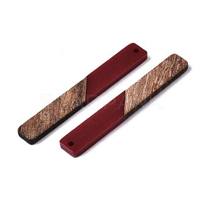 Resin & Walnut Wood Big Pendants X-RESI-S358-39J-1