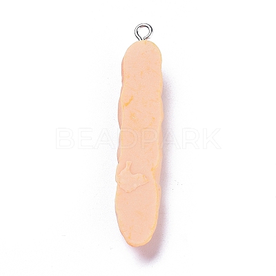 Bread Theme Resin Pendants RESI-K009-13P-1