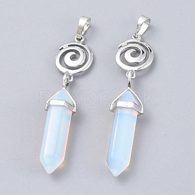Opalite Pointed Big Pendants G-D0021-01P-09-1