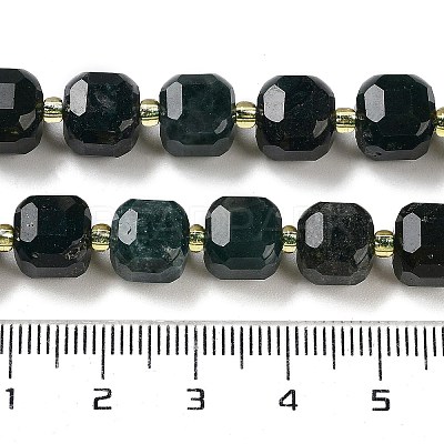 Natural Moss Agate Beads Strands G-NH0010-D01-01-1