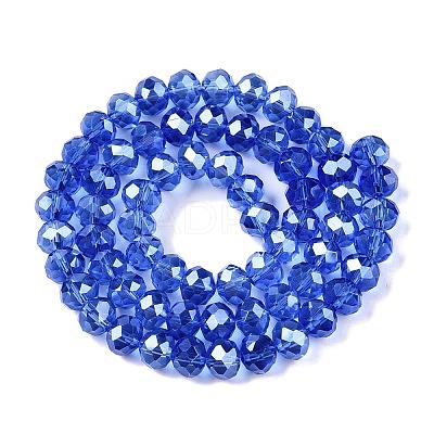 Electroplate Glass Beads Strands EGLA-A044-T8mm-A31-1