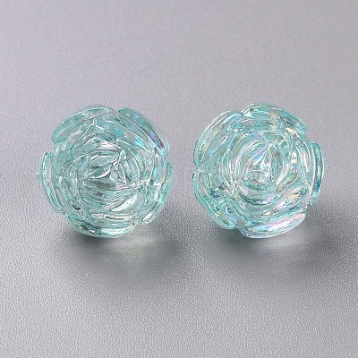 Transparent Acrylic Beads TACR-S154-31C-754-1