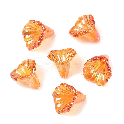 Transparent Acrylic Bead Caps OACR-G054-03L-1