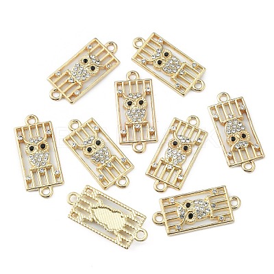 Alloy Rhinestone Connector Charms FIND-TAC0014-52B-1