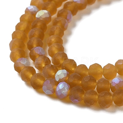 Transparent Glass Beads Strands EGLA-A044-T4mm-MB02-1