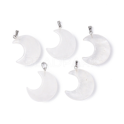 Natural Quartz Crystal Pendants G-Z022-04A-1