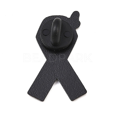 No Violence Awareness Ribbon Enamel Pins LS-JEWB-C048-03C-EB-1