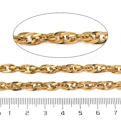 Ion Plating(IP) 304 Stainless Steel Rope Chains CHS-H025-16G-1