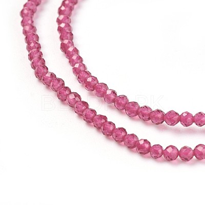 Transparent Glass Beads Strands GLAA-F094-A14-1