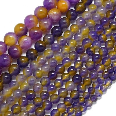 Natural Malaysia Jade Beads Strands G-B165-C04-14mm-1