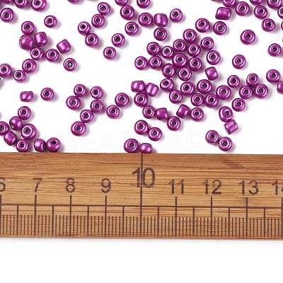 Baking Paint 6/0 Glass Seed Beads X-SEED-S003-K31-1