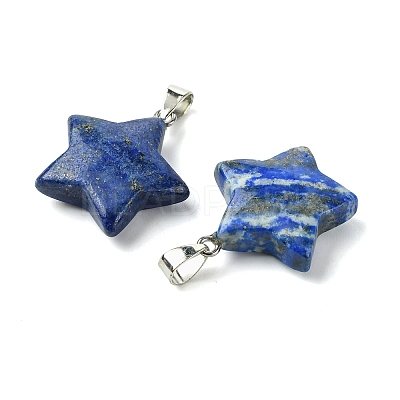Natural Lapis Lazuli Pendants GG-K002-10L-1