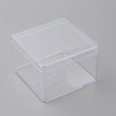 Plastic Clear Box CON-WH0079-96-1
