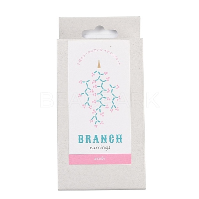 MIYUKI Seed Beads Branch Earrings Making Kits DIY-H165-03C-1