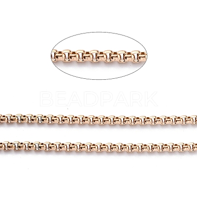 Ion Plating(IP) 304 Stainless Steel Box Chains CHS-H031-01RG-1