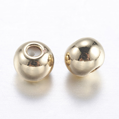 Brass Beads KK-K197-17G-1