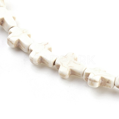 Synthetic Turquoise Beads Strands TURQ-G112-8x10mm-06-1