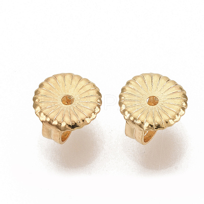 Brass Ear Nuts KK-T048-002GB-02-NF-1