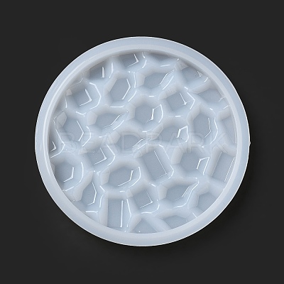 Silicone Diamond Texture Cup Mat Molds X-DIY-C061-04E-1