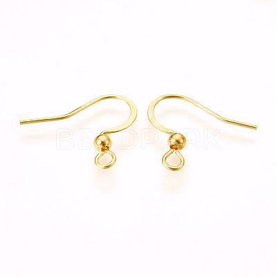 316 Surgical Stainless Steel Earring Hooks X-STAS-P220-13G-1