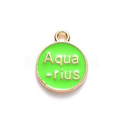 Alloy Enamel Pendants ENAM-S124-01A-06J-1