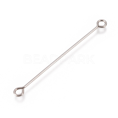 Non-Tarnish 304 Stainless Steel Eye Pins STAS-L247-007A-P-1