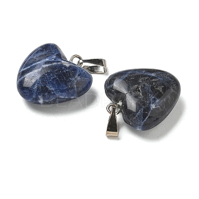 Natural Sodalite Pendants G-K385-03P-03-1
