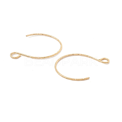 Ion Plating(IP) 316 Surgical Stainless Steel Earring Hooks STAS-D183-03G-01-1