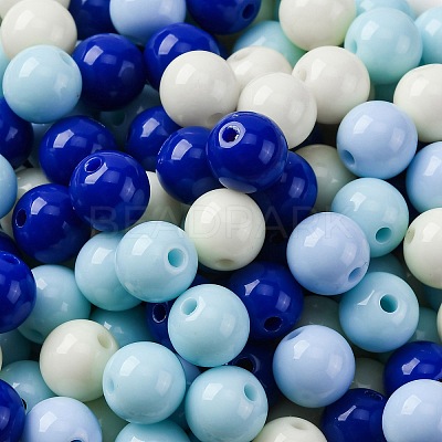 Opaque Acrylic Beads SACR-Q004-02K-1