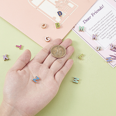 Alloy Enamel Slide Charms ENAM-CJ0001-25-1