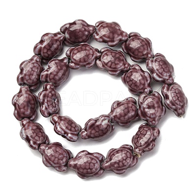 Handmade Porcelain Beads Strands LAMP-G140-02K-1