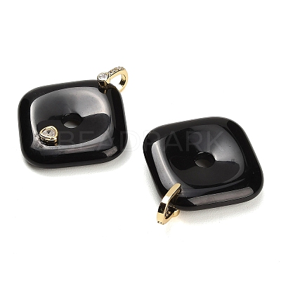 Natural Obsidian Pendants GG-CBA4625-04G-01-1