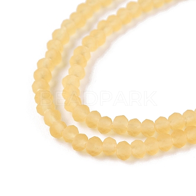 Transparent Glass Beads Strands EGLA-A044-T1mm-MD03-1