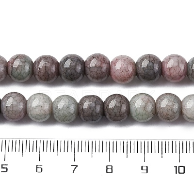 Ombre Effect Dyed Glass Beads Strands GLAA-T031-01O-12-1