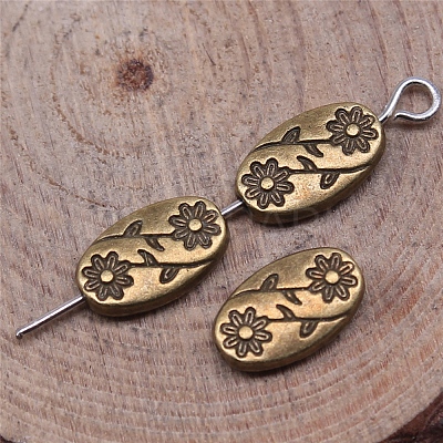 Tibetan Style Alloy Beads PW-WG28385-01-1