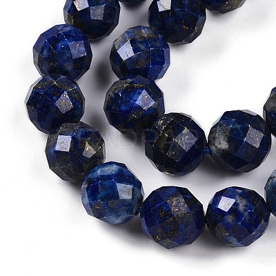 Natural Lapis Lazuli Beads Strands G-S345-10mm-24-1