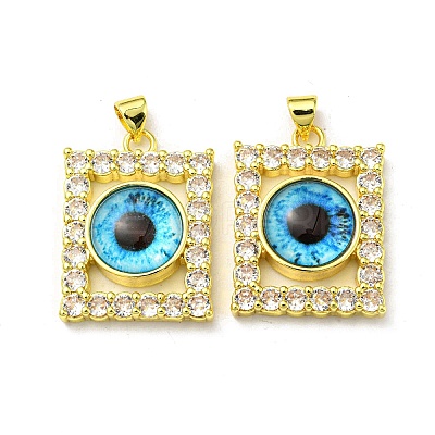 Golden Brass Pendants KK-L209-006G-03-1