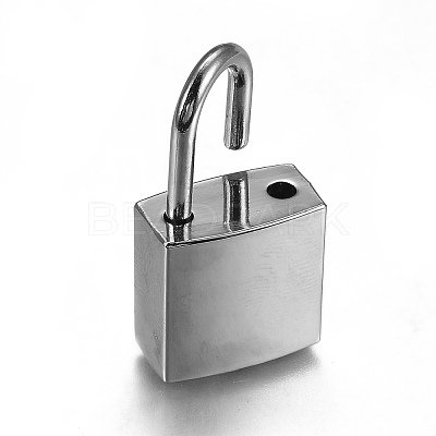 Rectangle Alloy Padlock Mini Lock with Key PALLOY-H191-02P-1