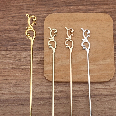 Alloy Flower Hair Sticks PW-WGDBE65-05-1