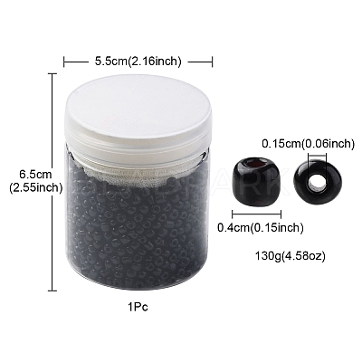 1300Pcs 6/0 Glass Seed Beads SEED-YW0002-22A-1